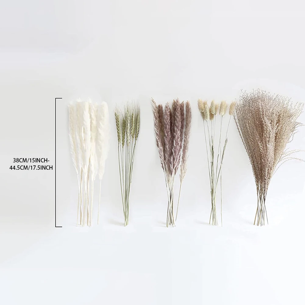 Mini Simulation Pampas Grass Set Personalized False Flower Decor For Living Room Bedroom