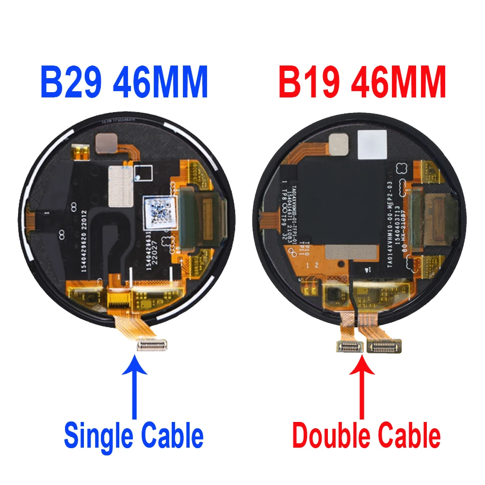 AMOLED For Huawei Watch GT 3 MIL-B19 JPT-B19 JPT-B29 LCD Display Touch Screen Digitizer For Huawei Watch GT3 LCD