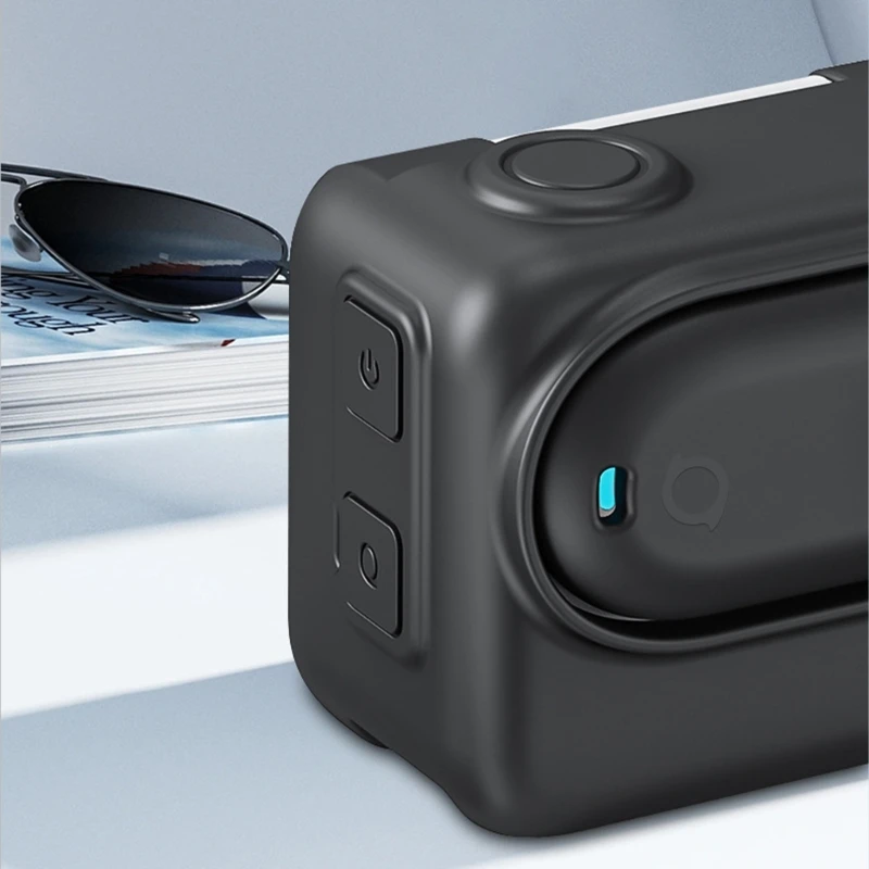 housses en silicone pour GO 3S avec sangles cou capuchons d'objectif anti-rayures