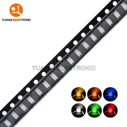100pcs 1206 SMD LED White Red Blue Yellow Green Orange Warm White Pink Purple RGB Light Emitting Diode