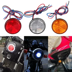 12V Auto Motorcycle Round Tail Lights/Turn Singal Light/ATV LED Reflectors/Truck Side Marker Warning Lights 24SMD Accessories