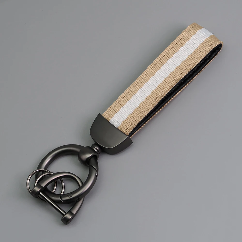 Luxury Lambskin Car Key Chain, High-Quality Gift