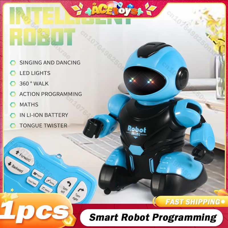 Smart Robot Programming Intelligent for Children Kids Robots Infrared Remote Control Robot Robotics Programmable Christmas Gifts