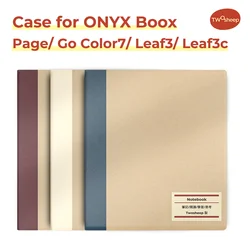 Twosheep Case for Boox Go7 Go Color7 GenII GenI Page Leaf3 Leaf3c 7-inch Magnetic Cover Auto Sleep Notebook style