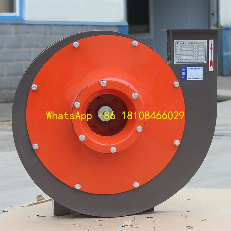 

Industrial 9-19 Centrifugal Fan Large Factory Machinery FREE Standing AC Ventilator High Pressure Fan Carbon Steel