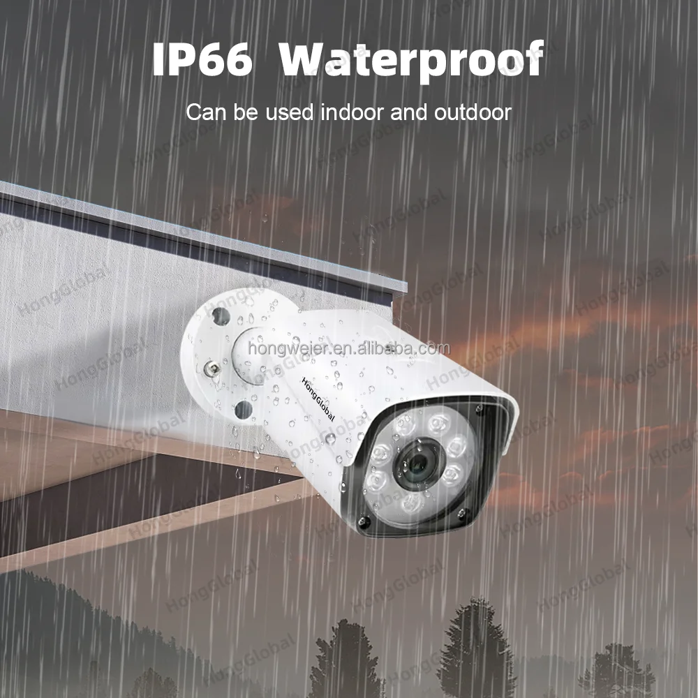 HongGlobal 8MP 16 canali DVR Casa AHD Visione notturna analogica 4K Set telecamera di sicurezza Kit Sistema CCTV IP di sorveglianza esterna per interni