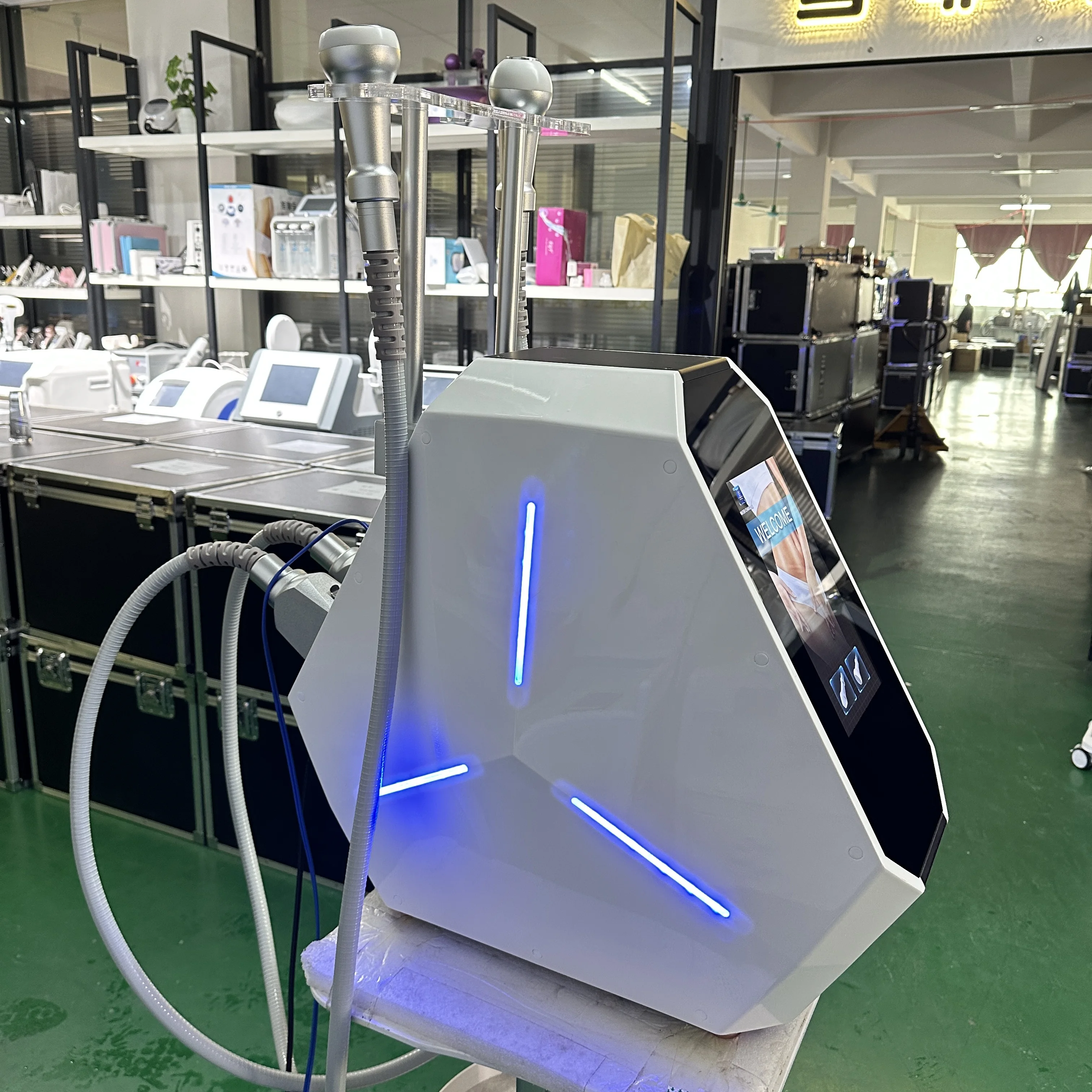 2026 2 IN 1 Tightening Thermal Tshock Cryo Slimming Face Body Skin Cooling Device Professional T Shock Skin Cool Machine