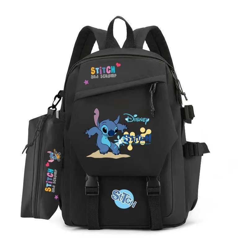 New Stitch Student Laptop Female Backback Cartoon Women Backpack School Ladies Cool Harajuku Bag Girl Nylon Kawaii Backpack