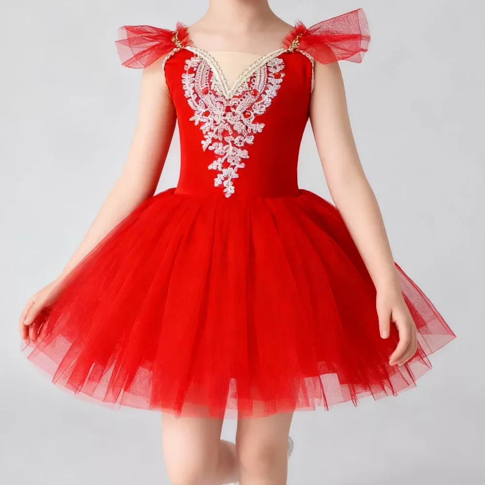 

Girls Dresses Party Outfit Summer Dance Costumes Ballet Dress Tutu Vestidos Girl Ballet Leotards Kids Clothes Children's Day