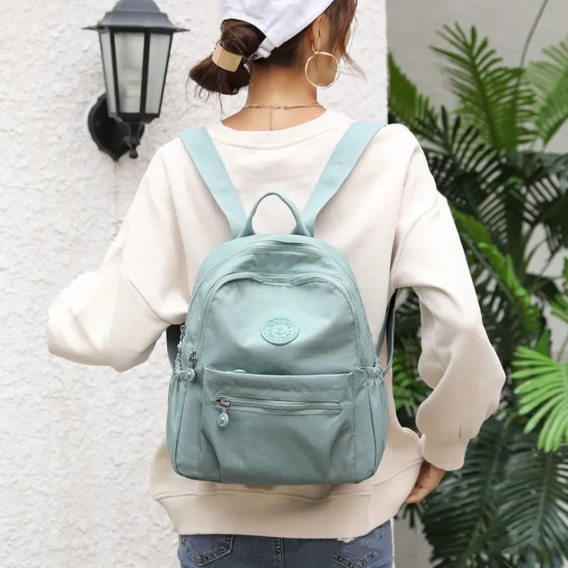 Travel School Shoulder Bag Women Lady Small Backpack Large Capacity Fashion Women Lightweight Book Bag