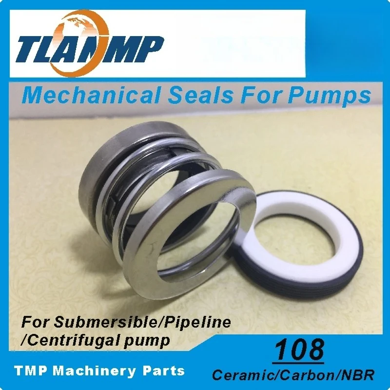 TLANMP 108-10/12/14/16/17/18/19/20/22/25 Mechanical Seals (Shaft size 10-25mm) CA-CE-NBR
