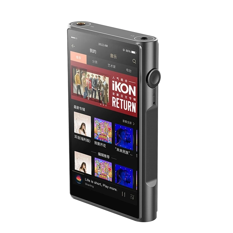 Máy Nghe Nhạc Shanling M6 Cực MQA Lossless Hifi Nghe Nhạc, android Bluetooth MP3 Đắc AK4493SE 3.5Mm + 4.4Mm DSD512 768Khz Bao Da Miễn Phí