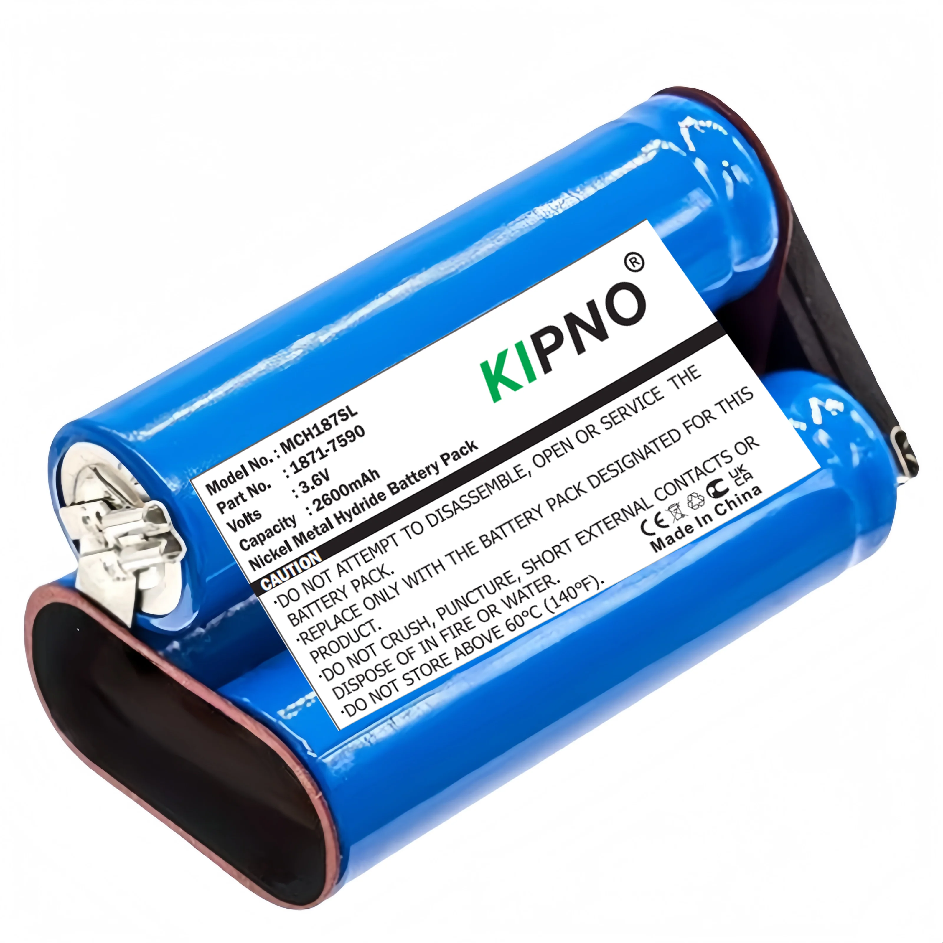 

3.6V/2600mAh Electric Clipper Battery Compatible with Moser ChromStyle 1871 Super Cordless 1872 Clipper Wella Academy ChromStyle