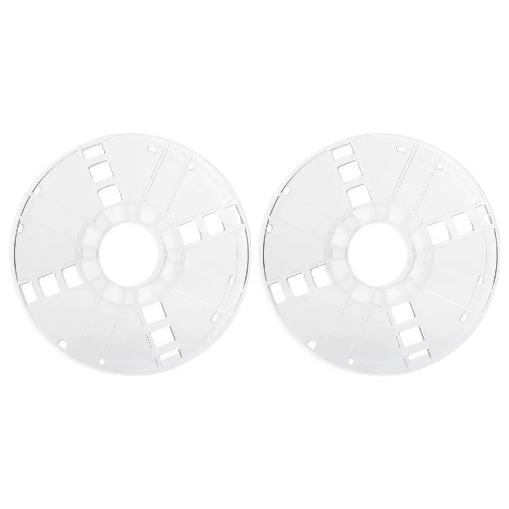 

2Pcs Plastic 3D Printer Bobbin Hollow Spool Transparent Reel 1Kg Spool Replacement 3D Printer Accessories Sturdy Smooth Surface