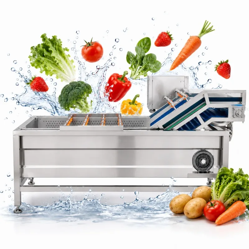 Core Motor New Fruit/Nuts Salad/Kimchi/Washing Machine for Peanut/Bean Sprouts/Spinach/Celery/Lettuce Leafy Vegetables