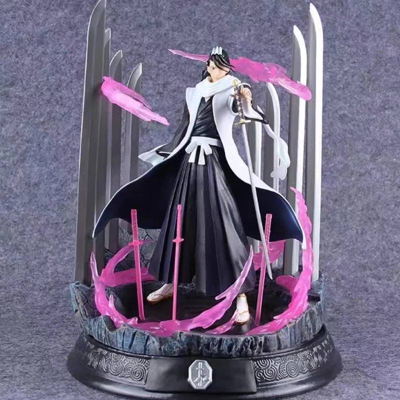 32cm Anime Bleach Figures Gk Kuchiki Byakuya Ichigo Neliel Action Figurine Decoration Pvc Statue Figure Collectible Model Doll