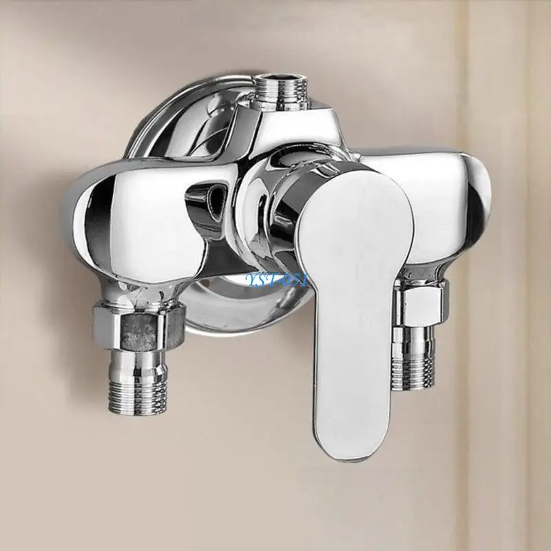 

E15A Wall Mounted Bathroom Faucet Hot and Cold Water Mixing Shower Mixer Tap