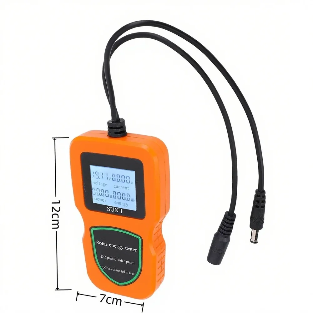 LCD 디스플레이가 있는 태양광 패널 테스터 멀티미터 자동 수동 MPPT 테스트를 위한 실시간 전력 및 전압 태양광 패널 멀티미터