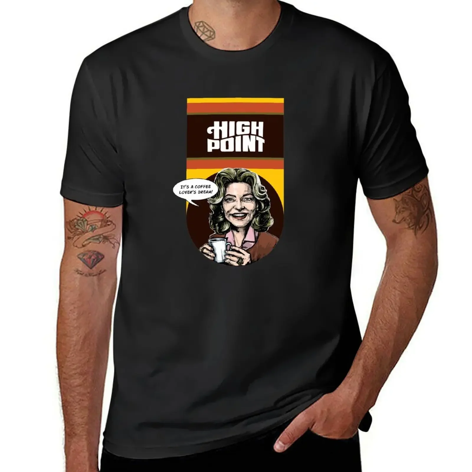 

High Point Lauren Bacall #1 T-Shirt quick drying cute tops boys animal print mens cotton t shirts