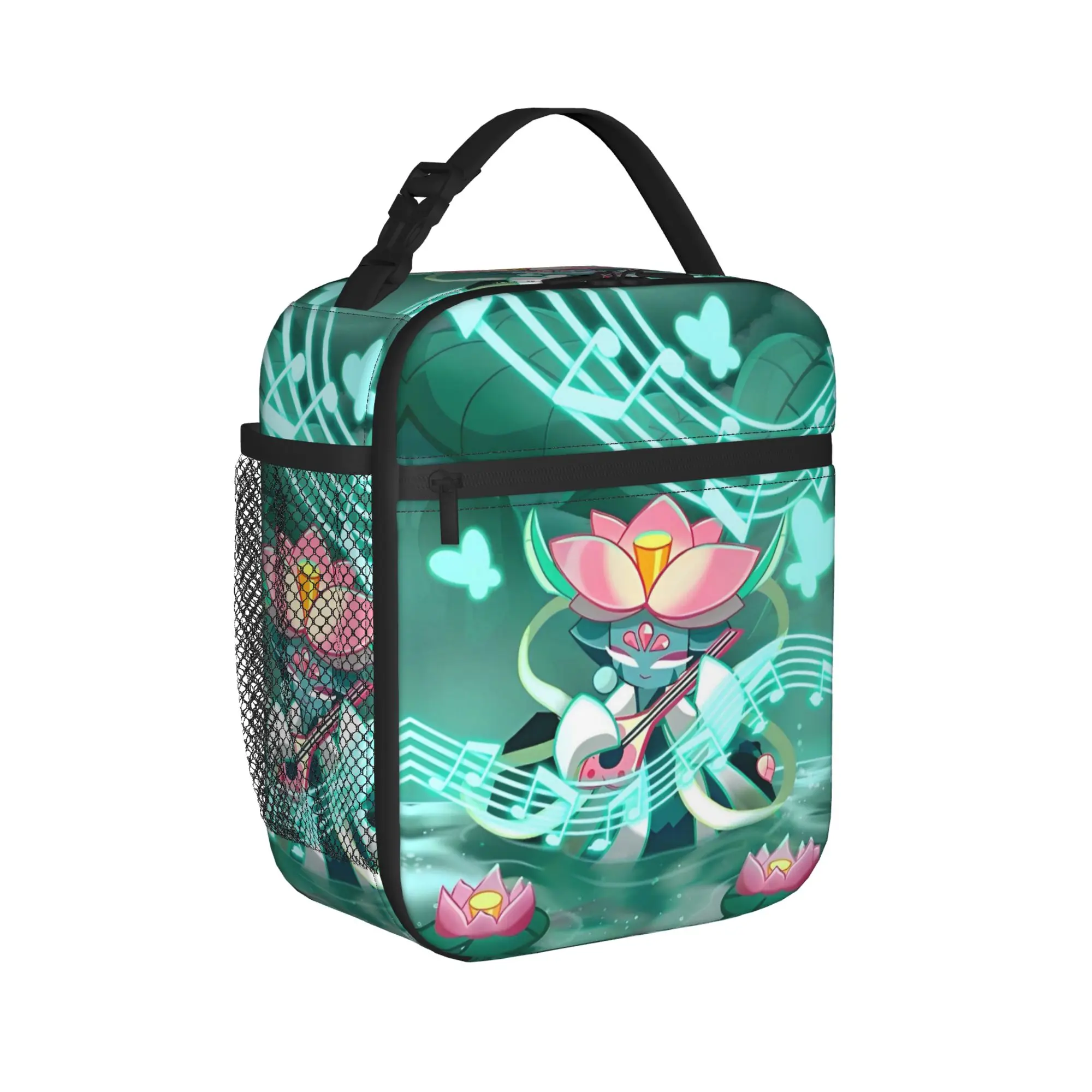 Lotus Dragon Cookie Run Kingdom Insulated Lunch Bag Thermal Bag Reusable,Meal Container  High Capacity Lunch Box Tote Food Bag