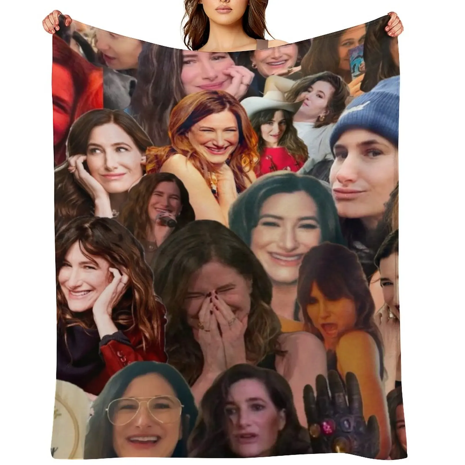 

kathryn hahn my beloved Throw Blanket Hairy Heavy Flannel Fabric heavy to sleep Blankets