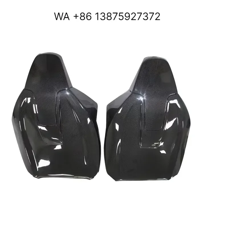 Wmwmnu Prepreg Carbon Fiber Seat Back Cover for M3 G80 M4 G82 Real Dry Carbon Interior Trims Stick on