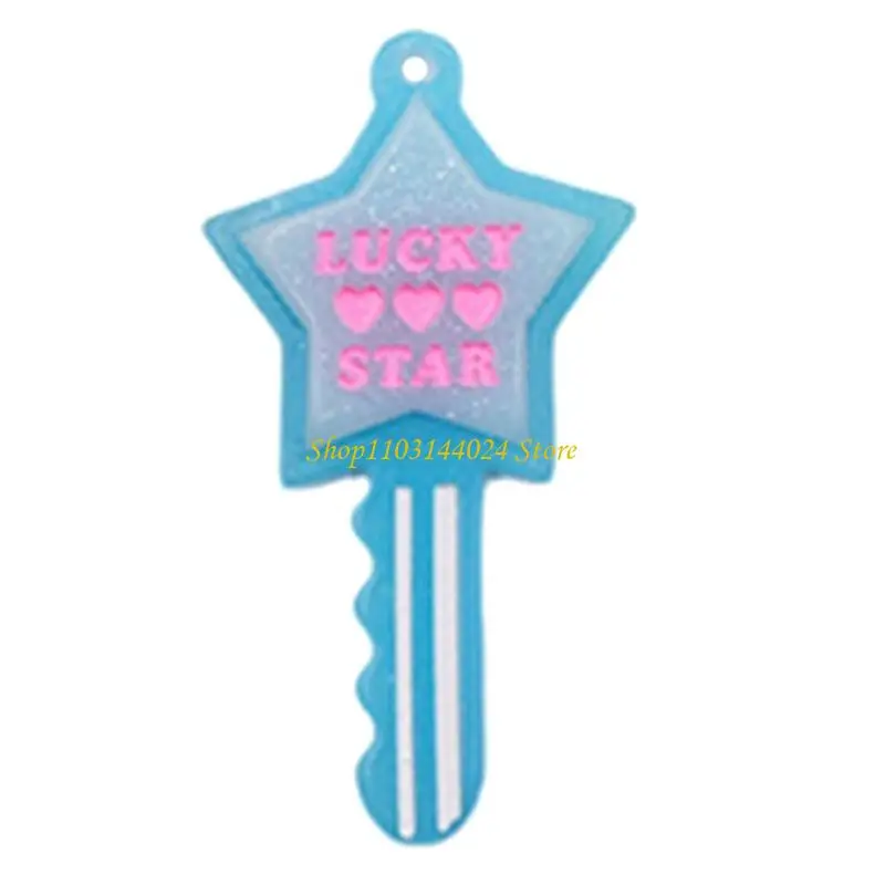 N5KE Star Envelope Keys Pendants with Letter Color Hang Tags for Jewelry Necklace