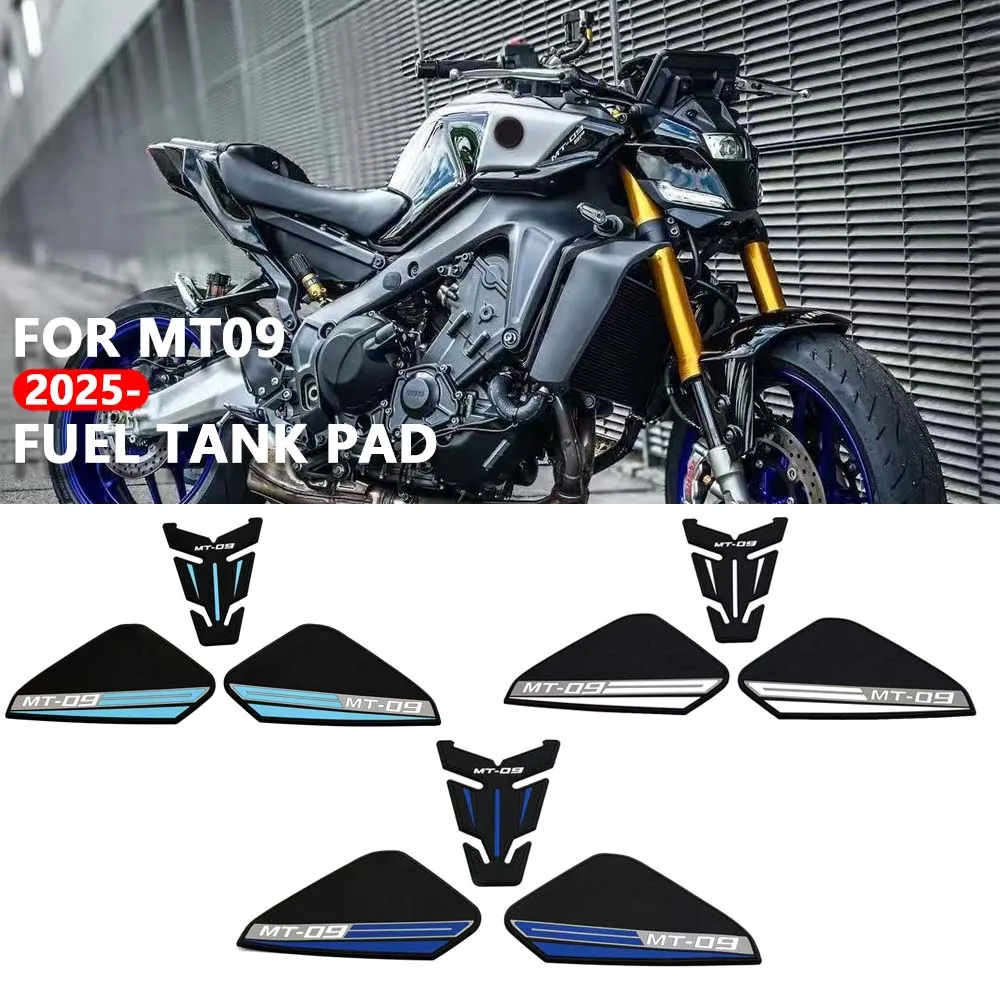 

FOR YAMAHA MT-09 NEW Motorcycle Anti Slip Fuel Oil Tank Pad Side Knee Grip Decal Protector Sticker Pads mt09 Accessories 2025-