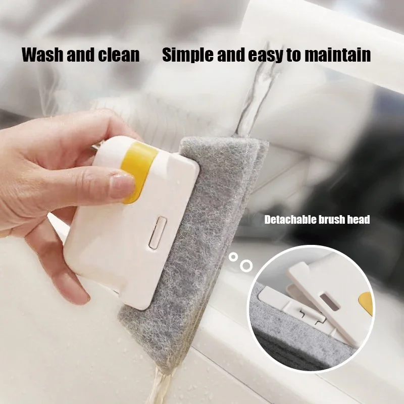 Window Groove Cleaning Tool Creative Groove Cleaning Cloth Window Cleaning Brush Slot Cleaner Brush outils de nettoyage