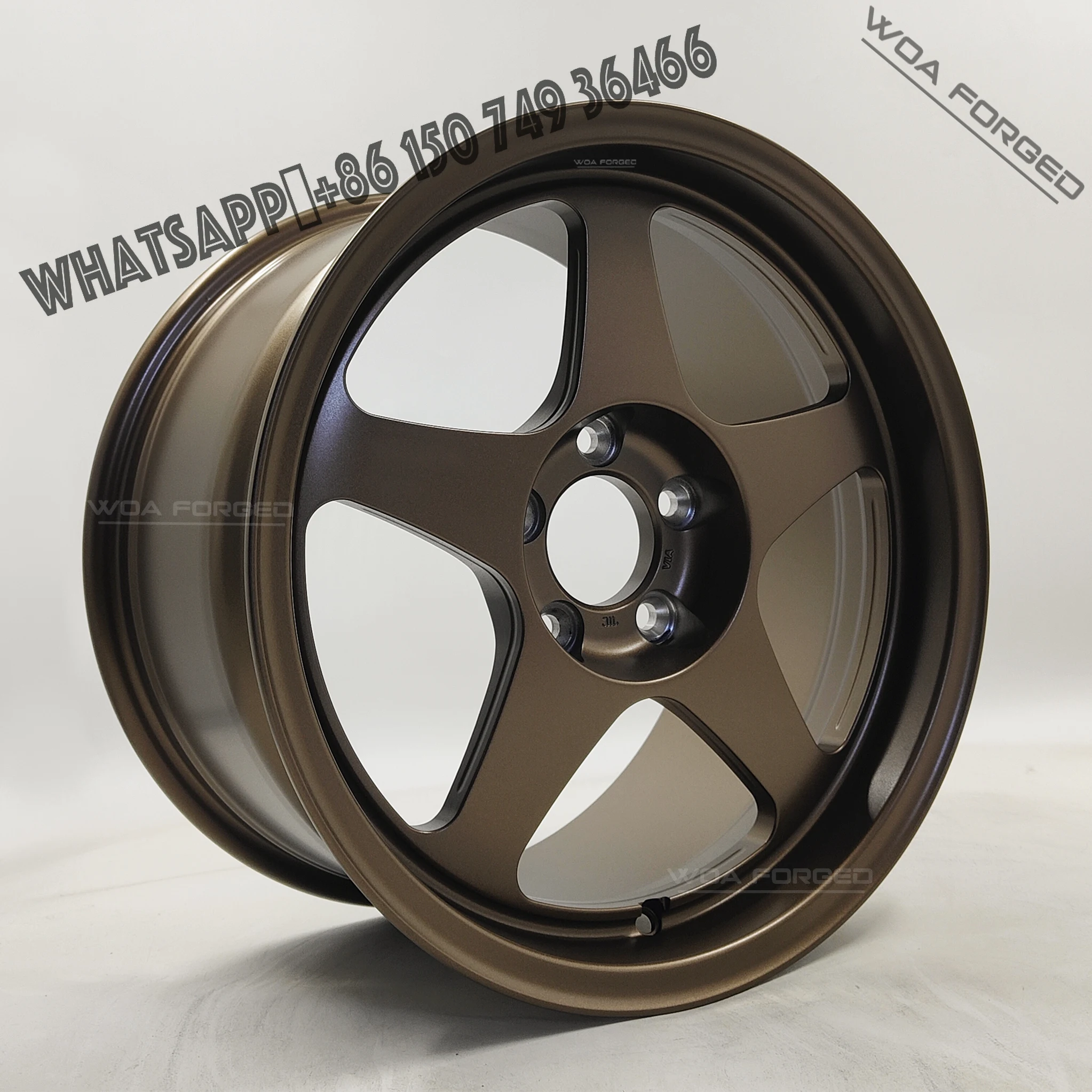 

Custom Forged 1-PC Aluminum Alloy Wheel Rim 16-23 Inch Bronze Polished 35mm Offset 100mm PCD for Nissan Car Passenger Car Wheel