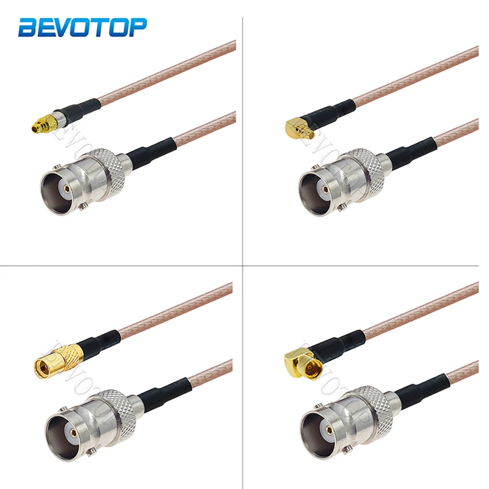 1Pcs RG-316 BNC Female to MMCX Male/Female Connector RG316 50 Ohm Pigtail RF Coax Extension Cable Coaxial Jumper Cord