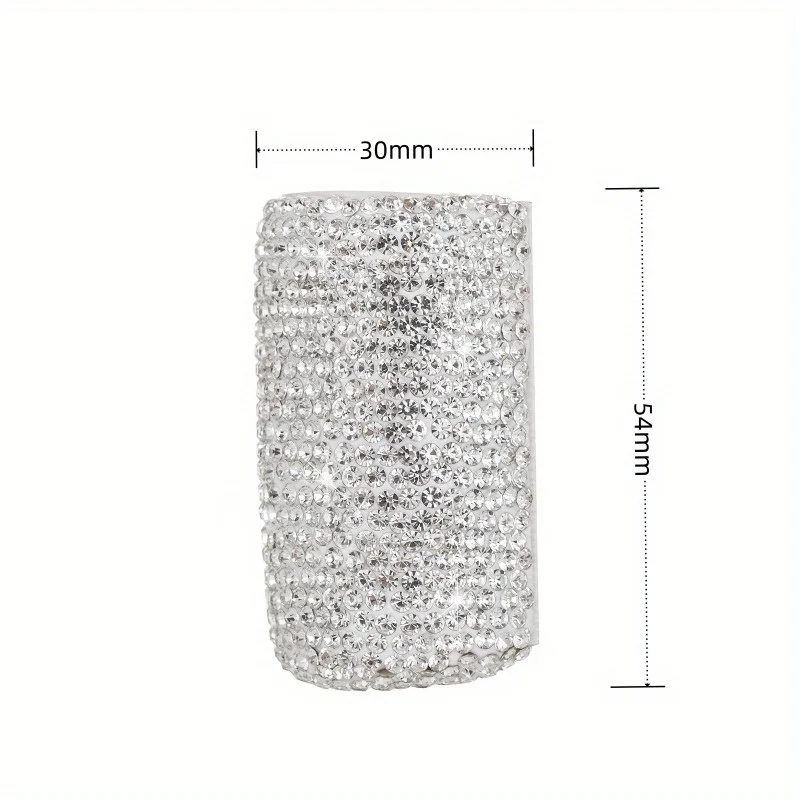 New car diamond lipstick storage rack car portable patch lipstick box car full diamond lipstick holder female