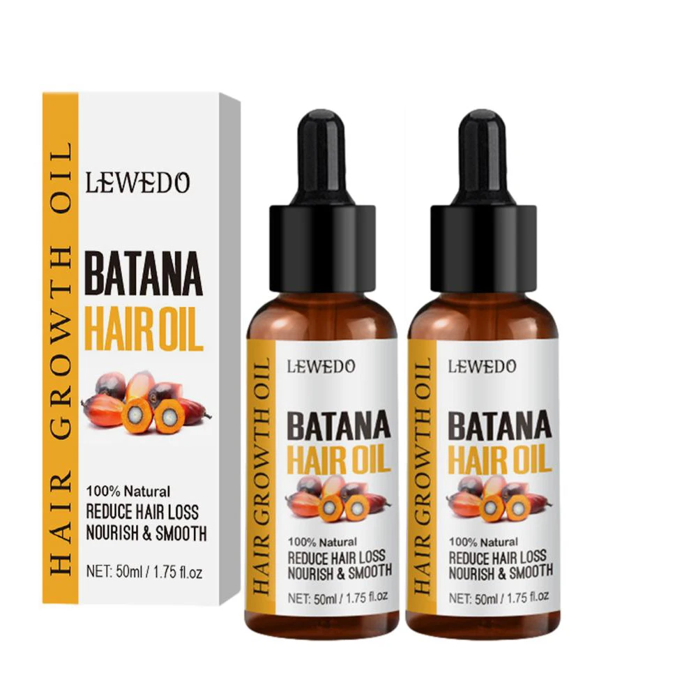 1/2 unidades de óleo natural de batana para crescimento capilar, aumenta a espessura e o brilho, reduz a quebra e a queda de cabelo, nutrição para todos os tipos