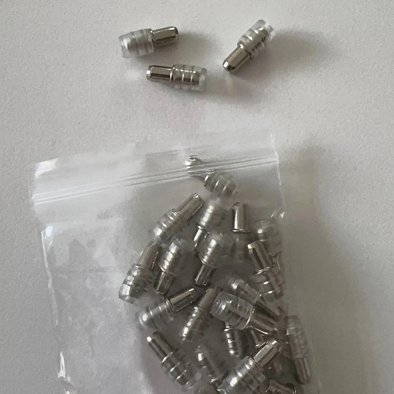 50pcs Shelf Brackets Support Studs Pegs Metal Pin Shelves Seperator Fixed Cabinet Cupboard Glass Hardware Furniture Bracket