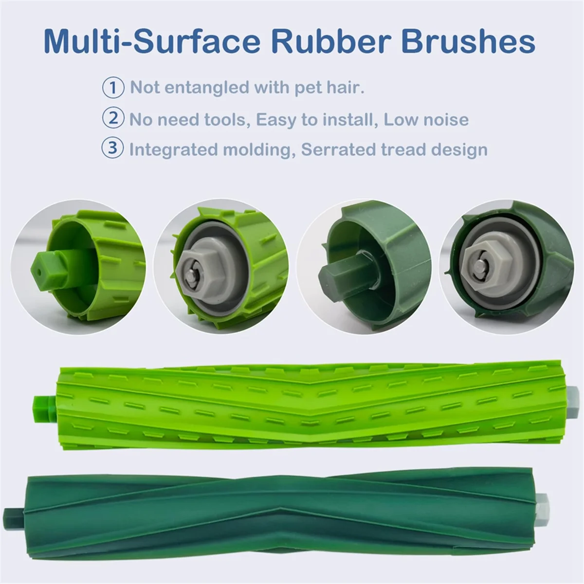 Hot sale Replacement Parts for Combo J7+ J7 Plus Vacuum Cleaner Parts (NOT for J7), Rubber Brushes HEPA Filters