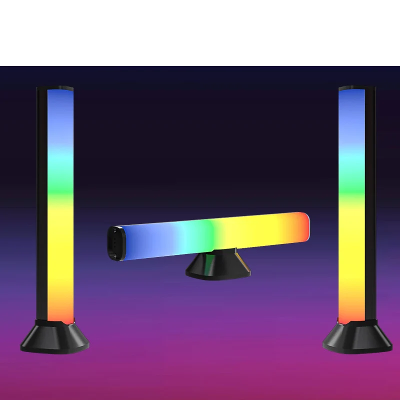 RGB Lighting Effect Symphony Background Music Night Atmosphere Lamp Decoration for Home Bar KTV Hotel 2 Pack