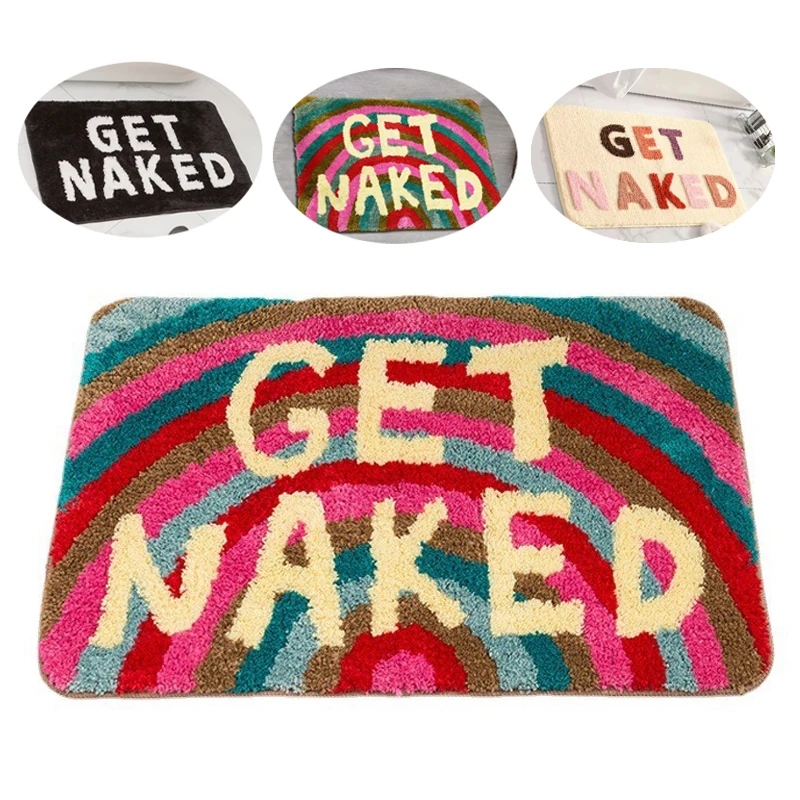 

1PC Non-Slip Microfiber Bathroom Mats Entrance Doormat Living Room Apartment Home Decor Carpet Thick Shaggy Rug Carpet 바닥 깔개