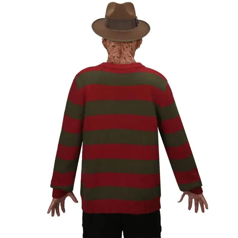 

qq 123Takerlama Freddy Halloween cosplay costume red sweater Krueger horror movie theme party Carnival top