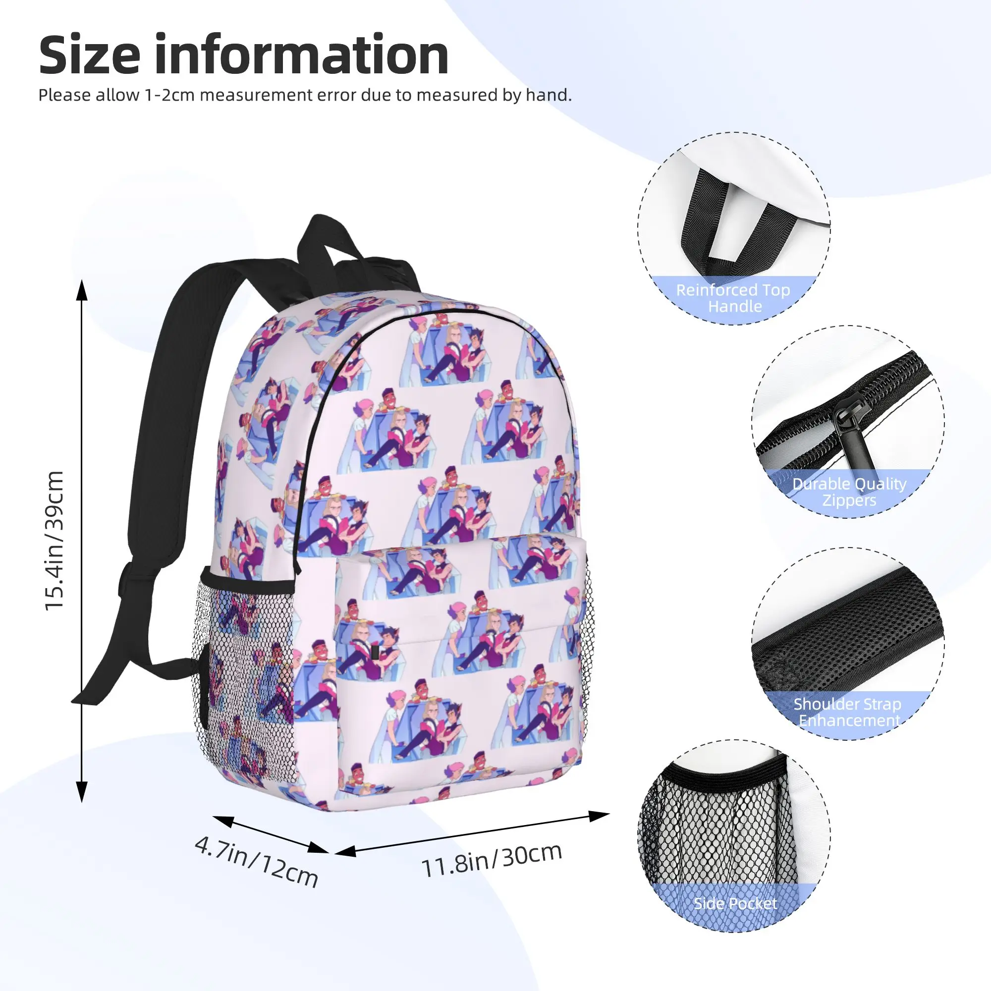 Best Friend Squad She-Ra and the Princesses of Power Backpack Hot Sale Daypack BookBag Shoulder Bags for Men Women School Bag