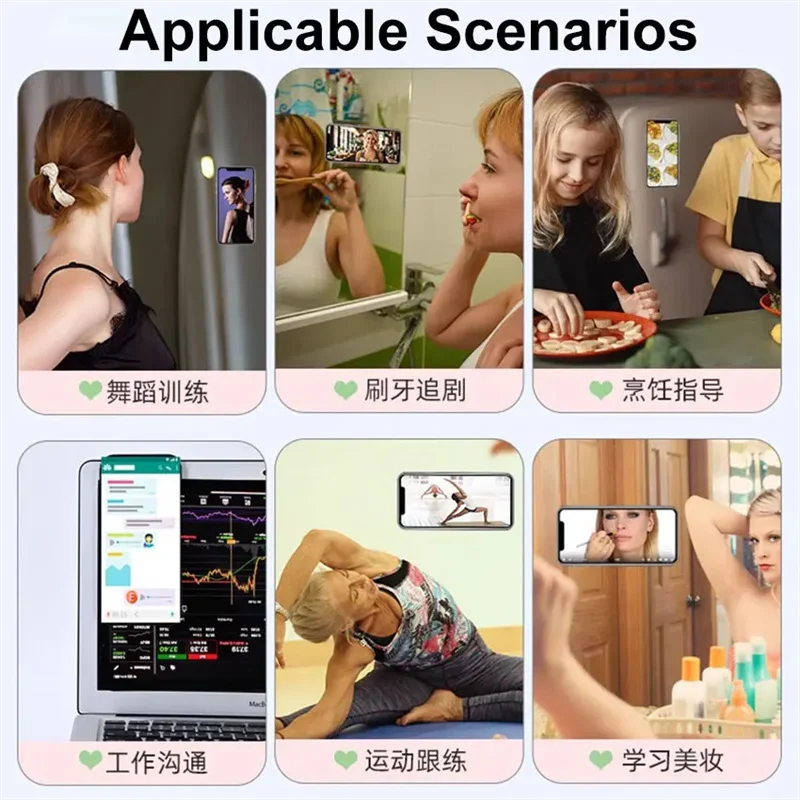 ملصق خلفي مصاصة قوية على شكل نجمة من Wildflower ins مضاد للانزلاق للهاتف العالمي، إطار جداري مضاد للسقوط، غطاء wf #3