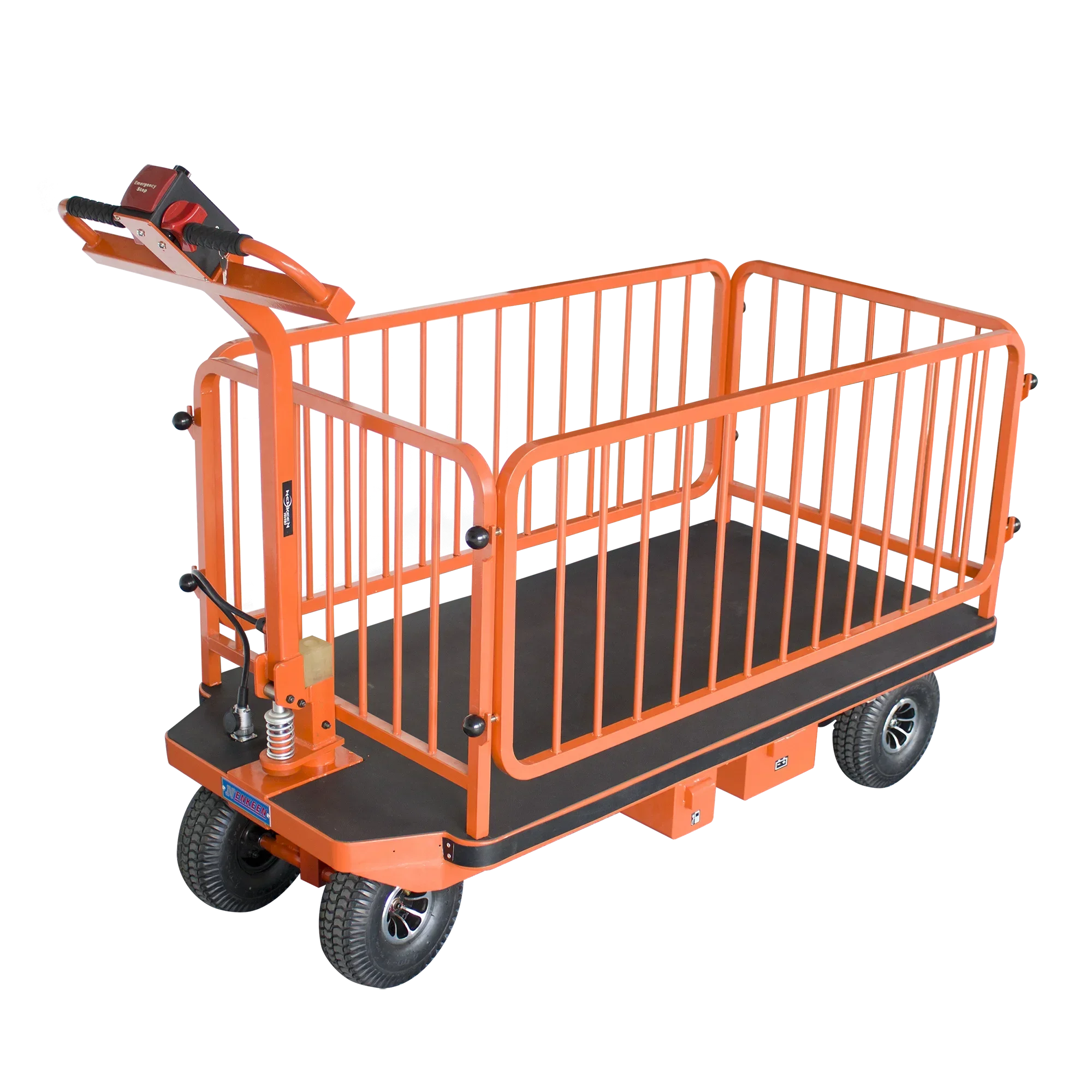 500kg logistic platform warehouse power electric trolley carts for transport outdoor electric flat trolley mover