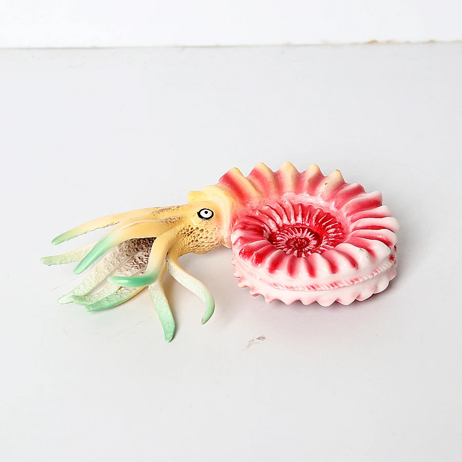 Plastic Cambrian Sea Creature Figurines Baculite Opabinia Nautilus Trilobita Eurypterida Model Miniature Prehistoric Figures Toy