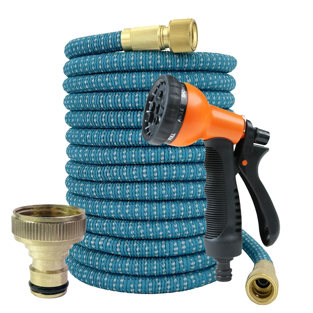 

Expandable Magic Hose High-Pressure Car Wash Cleaning Water Gun Home Garden Watering Water Pipes Gardening Supplies 25FT-125FT