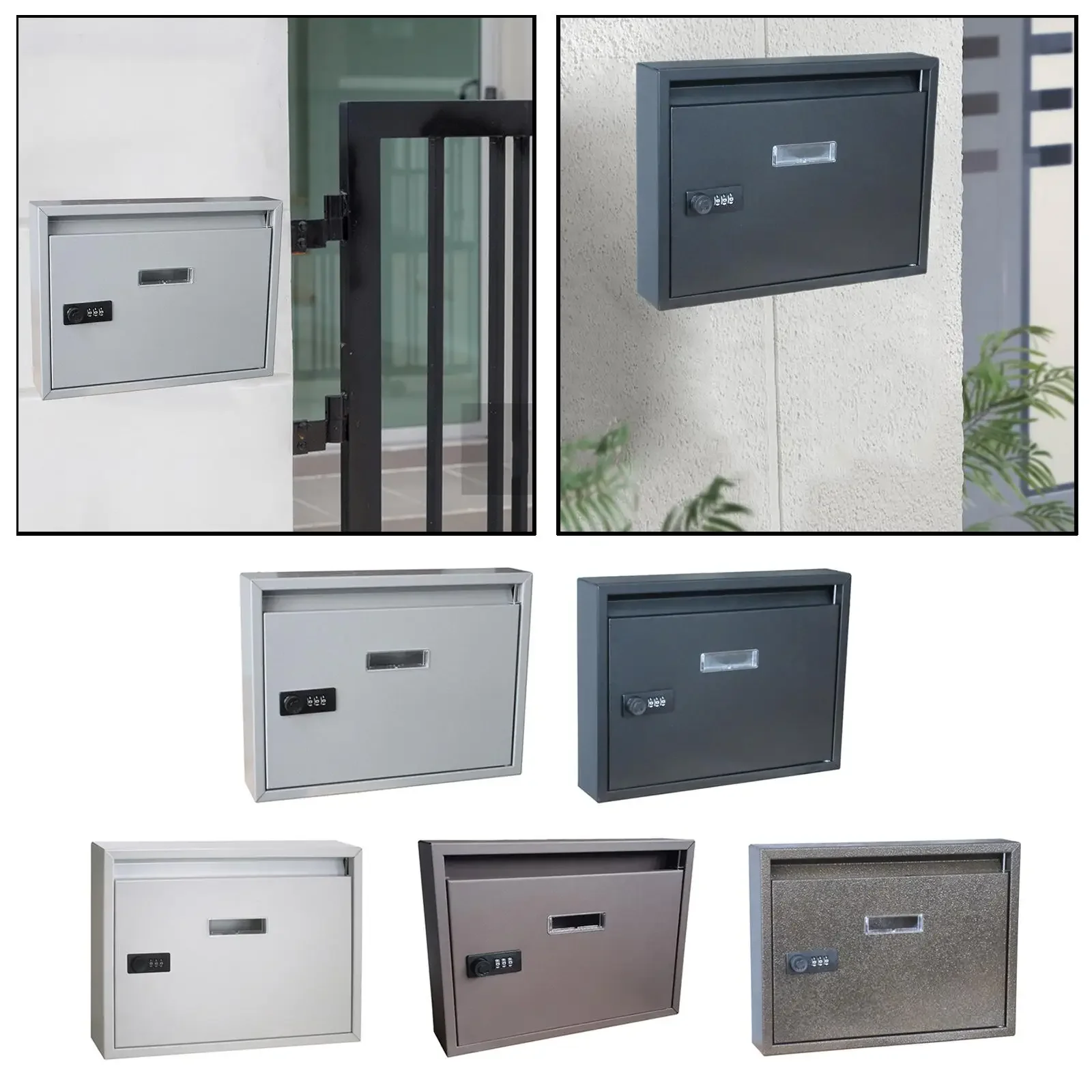 metal-mailbox-post-lockable-mail-box-hanging-suggestion-box-front-door-gate-secure-storage-outdoor-decoration-password-lock