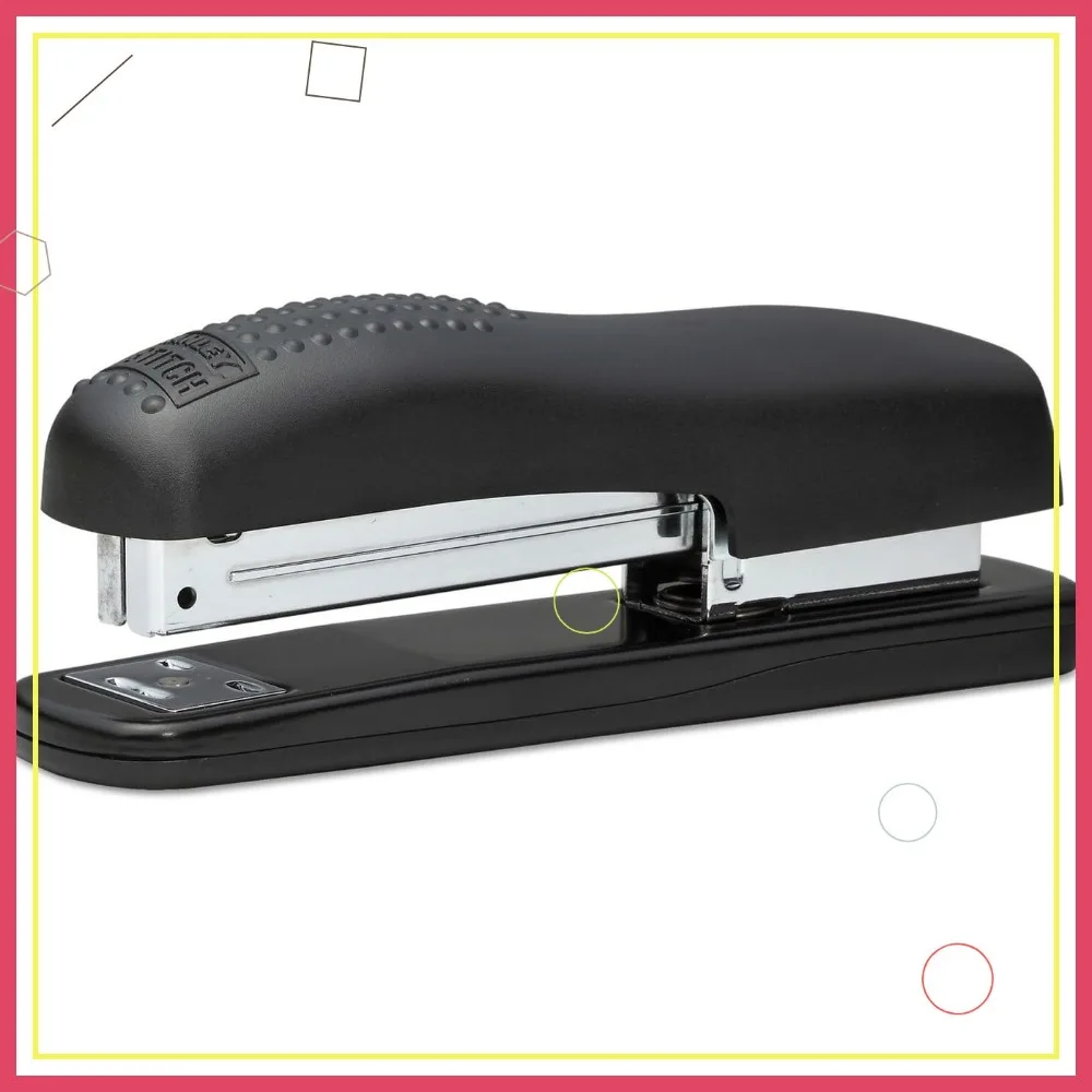 

Эргономичный настольный степлер с цельнометаллической конструкцией, открывает для использования досок объявлений, визуальное оповещение о скобах