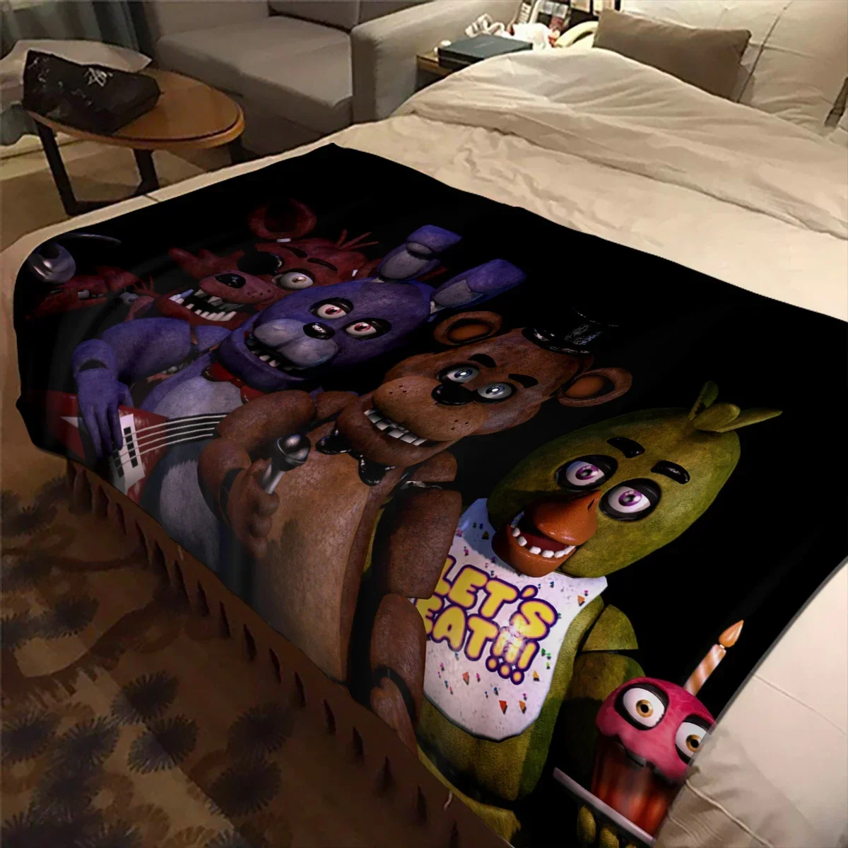 Game F-Five Night's At Freddy TV Blanket Children's Blanket High Quality Flannel Blankets Soft Comfortable Home Travel Blanket