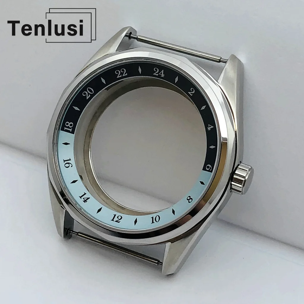 

Tenlusi 39 мм NH35 NH34 NH36 NH38 NH39 NH70 NH72 Корпус часов Стерильное сапфировое стекло Кольцо с главой Корпус из твердой нержавеющей стали