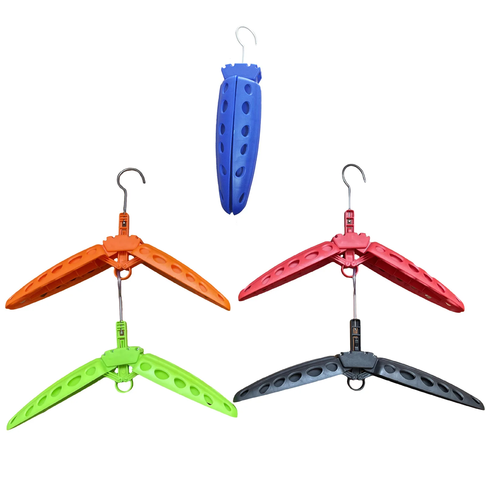 Foldable Wetsuit Hanger Diving Surf Quick Dry Wetsuit Jumpsuit Folding Hanger Surfing Diving Suit Accessories Outdoor Hangers