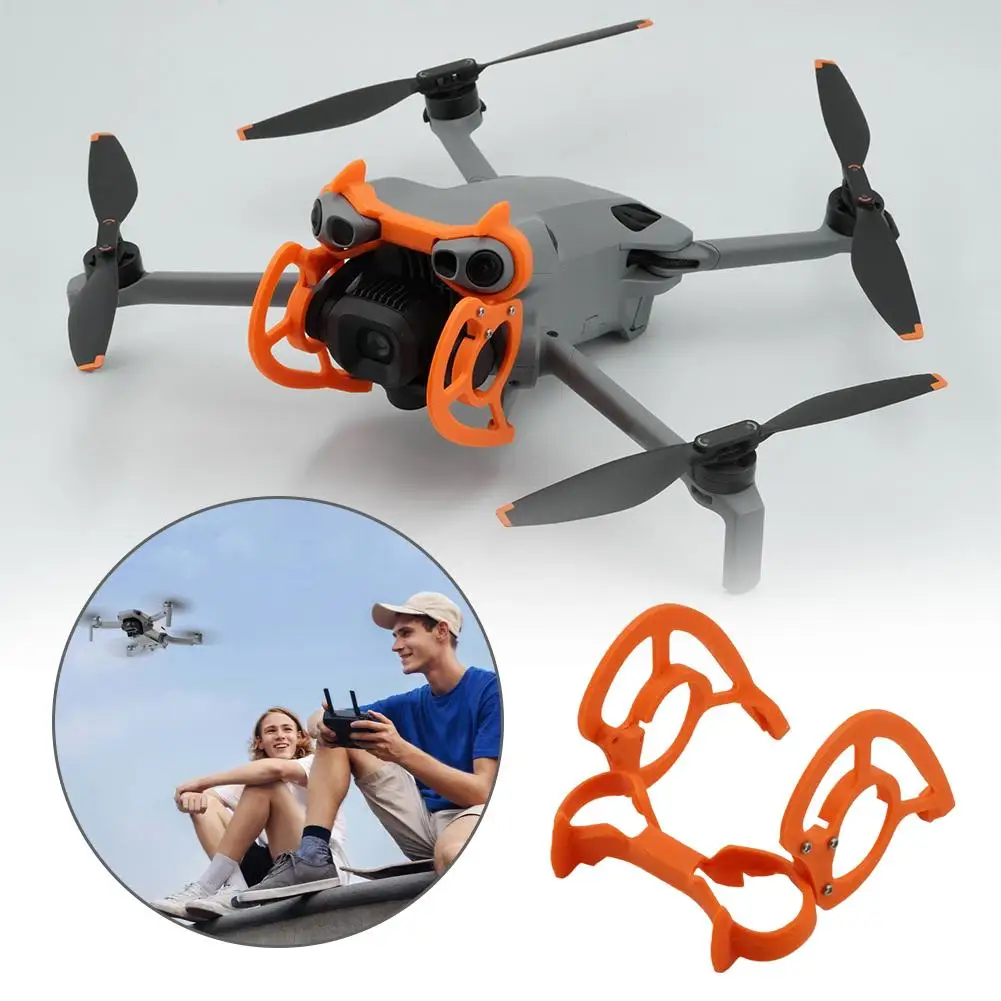 

Для DJI Mini 5 Pro, защита от столкновений с панорамированием и наклоном, материал ABS, устойчивая защитная планка для объектива дрона
