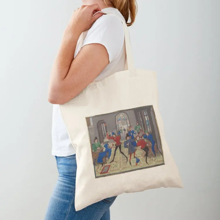 

Medieval Chess Gone Wild Tote Bag cute pouch bag Women's bag tote bags cloth bags Portable shopping